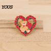 Non-slip Brooch Pin Pin, Animal Flower Design Fastener, Buckle-Type Fixing Pins, Enamel Paint Stable Buckle Pins for Backpacks And Hoods