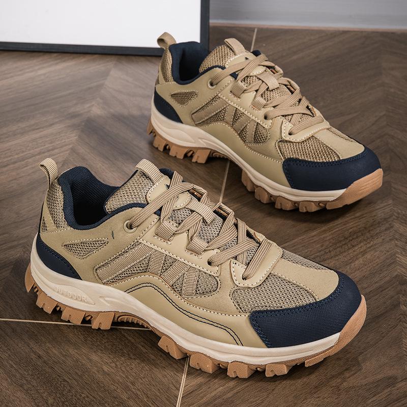 

Весенние низкие походные ботинки для пар на открытом воздухе 2024 года, размеры 35-46 40 хаки