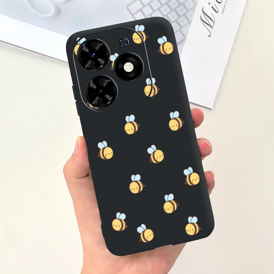 For Tecno Spark Go 2024 Case BG6 New Fashion Candy Painted Cover Soft TPU Phone Case For Tecno Spark Go 2024 Fundas 6.6'' Bumper