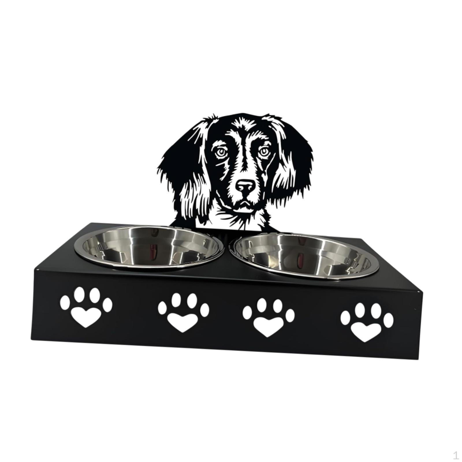 

Cat Feeding Bowl with Elevated Design, Non-Slip Base for Cats J