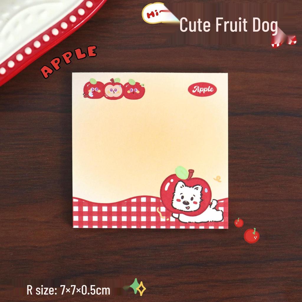 Apple Duoduo Cute Cartoon Non-Adhesive Sticky Notes for Student Planners