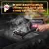 GRILLART Grillbürste Borstenfrei, SteamWizards [Ultra Sicher & Effizient] Grillreinigerbürste mit 1 Ersatzkopf, für Gusseisen und Edelstahl