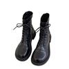Martin Boots Women's 2025 Spring and Autumn New British Style Versatile Lace-up Short Boots Platform-soled Locomotive Single Boots Round Head Women's 