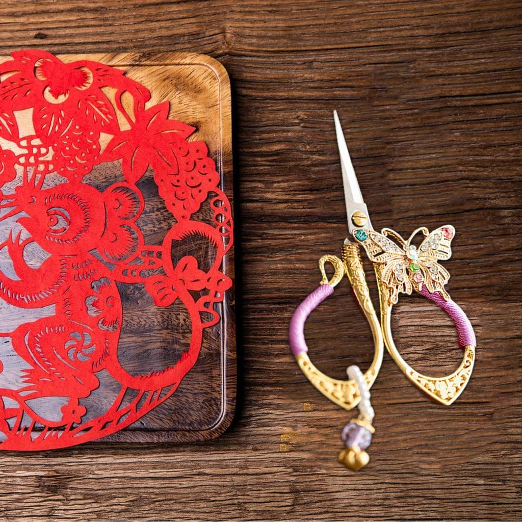 Šicí nůžky Detailní nůžky DIY Řemeslo Ostré nůžky Pevné Výšivka Krejčí pro