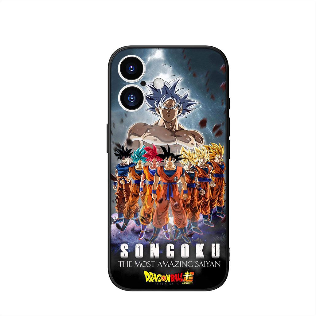 

Super Gokus Dragon Balls Z Phone Cover Case for Apple iPhone 17 16 15 11 Pro XS Max XR 6 7 8 Plus + SE 2020 5 16E Casing iPhone 16 Plus