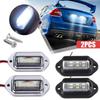 2PCS Car Van Bus Trailer Tail/Side Light Bulb 6LED Truck License Plate Light 12-24V Waterproof Good Car  Accessories