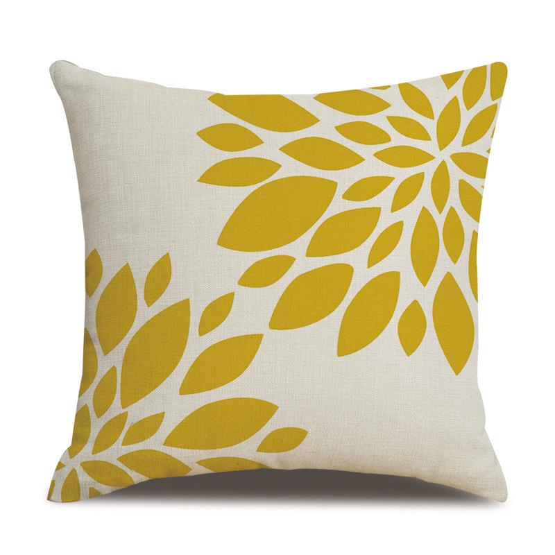 Mediterranean Style Nordic Modern Pillowcase Geometric Pattern Office Pillow Car Sofa Cushion Cover