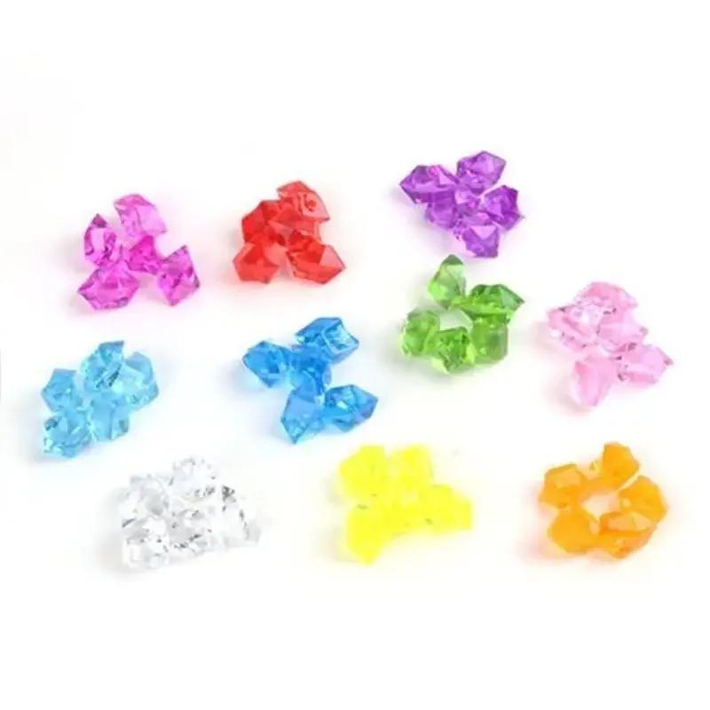 50 Pieces Faux Fake Gems Stones Imitation Jewelry  Fish Tank Diamonds Aquarium Decoration
