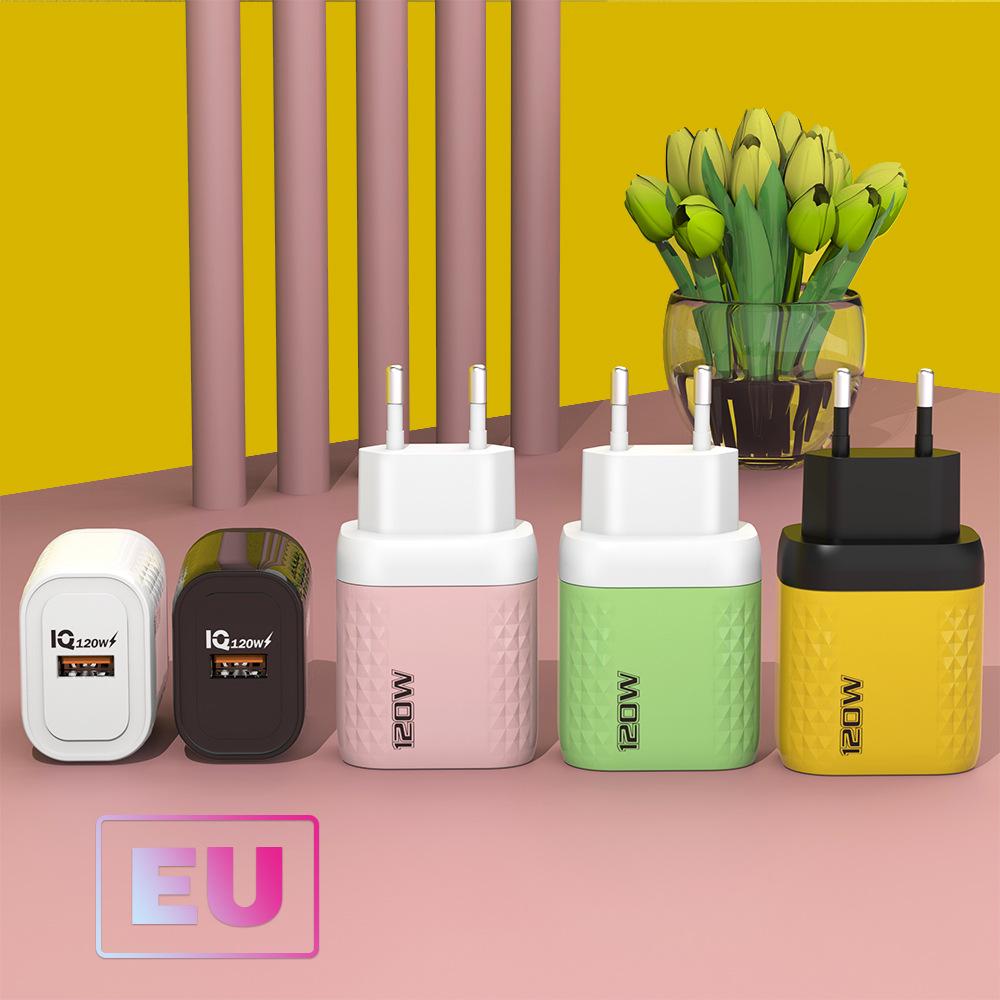 High-Power Multi-Port Universal PD Charger with US/EU Plug