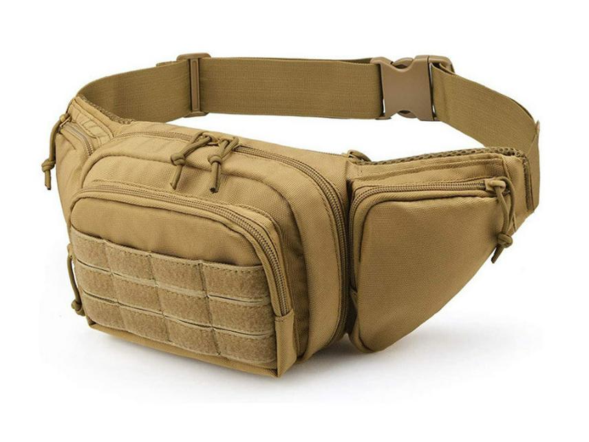 Outdoor Waterproof Camouflage Waist & Chest Bag - Unisex, Multi-Function for Fishing