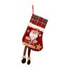Christmas Stocking Christmas Tree Pendant Snowman Santa Elk Bear Children Gift Bag Family Party Decorations New Year'S Gifts
