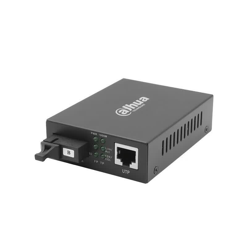 Dahua Enterprise Gigabit SC Fiber Optic Transceiver CN plug (adapter included)