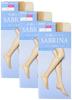 Gunze Sabrina Short Stockings Natural Sizes Cm (3-Pair Set), Cool, Smooth, Run-Resistant, SBS570, Women's, Beige, 22.0-25.0