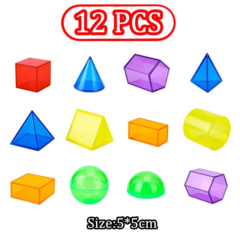 Dzieci 3D Geometryczne Klocki Matematyczne Zabawki Odłączany Kostek Powierzchnia Rozszerz Parafialne Materiały Edukacyjne Sensoryczne Zabawki Edukacyjne