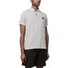 STONE ISLAND Ss23 Striped Trim Polo Shirt Men Polo Shirts Gray 10152SC18-A0M64