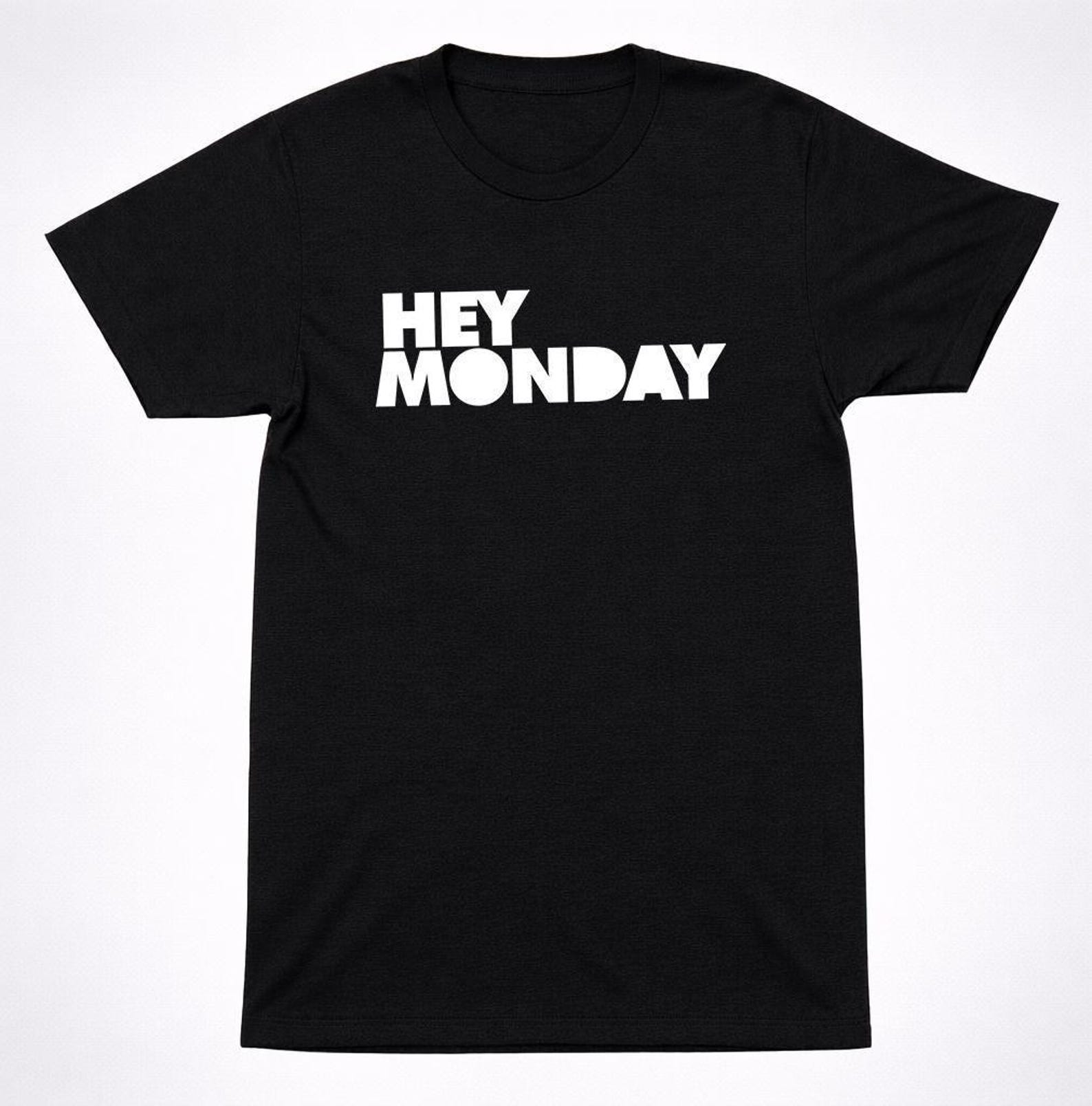 Hey Monday Band Shirt: Classic Logo Black Pop Punk Tee M
