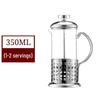 Glass French Press Coffee & Tea Maker with Built-in Frother