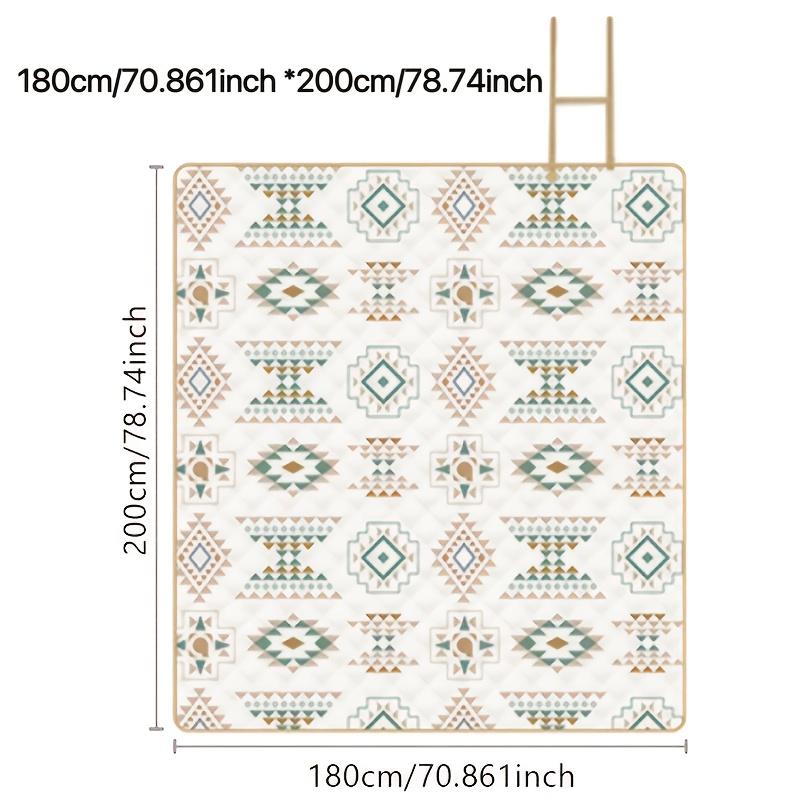 

Outdoor Picnic Blanket Foldable Checkered Mat Waterproof for Beach Camping Lawn Park Portable Easy Clean Durable Sandproof