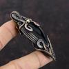 Black Tourmaline Rough Pendant Copper Wire Wrapped Pendant Handmade Brand New Pendant Gemstone Copper Jewelry Gift For Her Pendant For Women