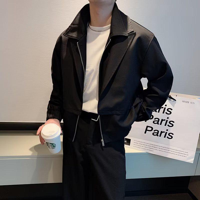 2024 Men's Spring/Autumn High Street Fashion Loose Jacket: Japanese Korean Style
