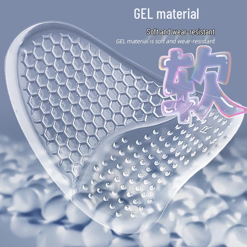 Soft GEL Forefoot Heightening Pads with Honeycomb Anti-Slip & Shock Absorption
