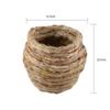 Handmade Grass Woven Bird Nest Xuan Feng Parrot Hummingbird Hanging Birds House Pet Supplies Poultry Toys Grass Nest BreedingBox