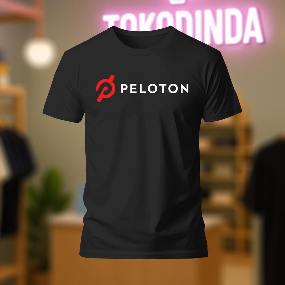PELOTON Exercise Bike Workout Logo T-Shirt Funny Made In USA S-5XL Unisex T-Shirt S
