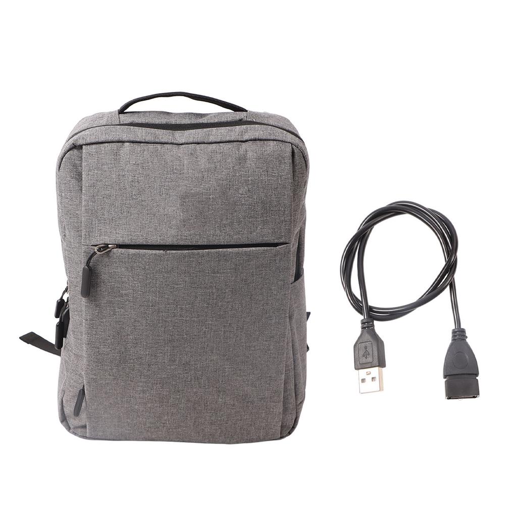 Laptop Backpack Water Resistant Travel Notebook Computer Backpack with USB Charging Port Fits 15 Inch Laptop Dark Gray