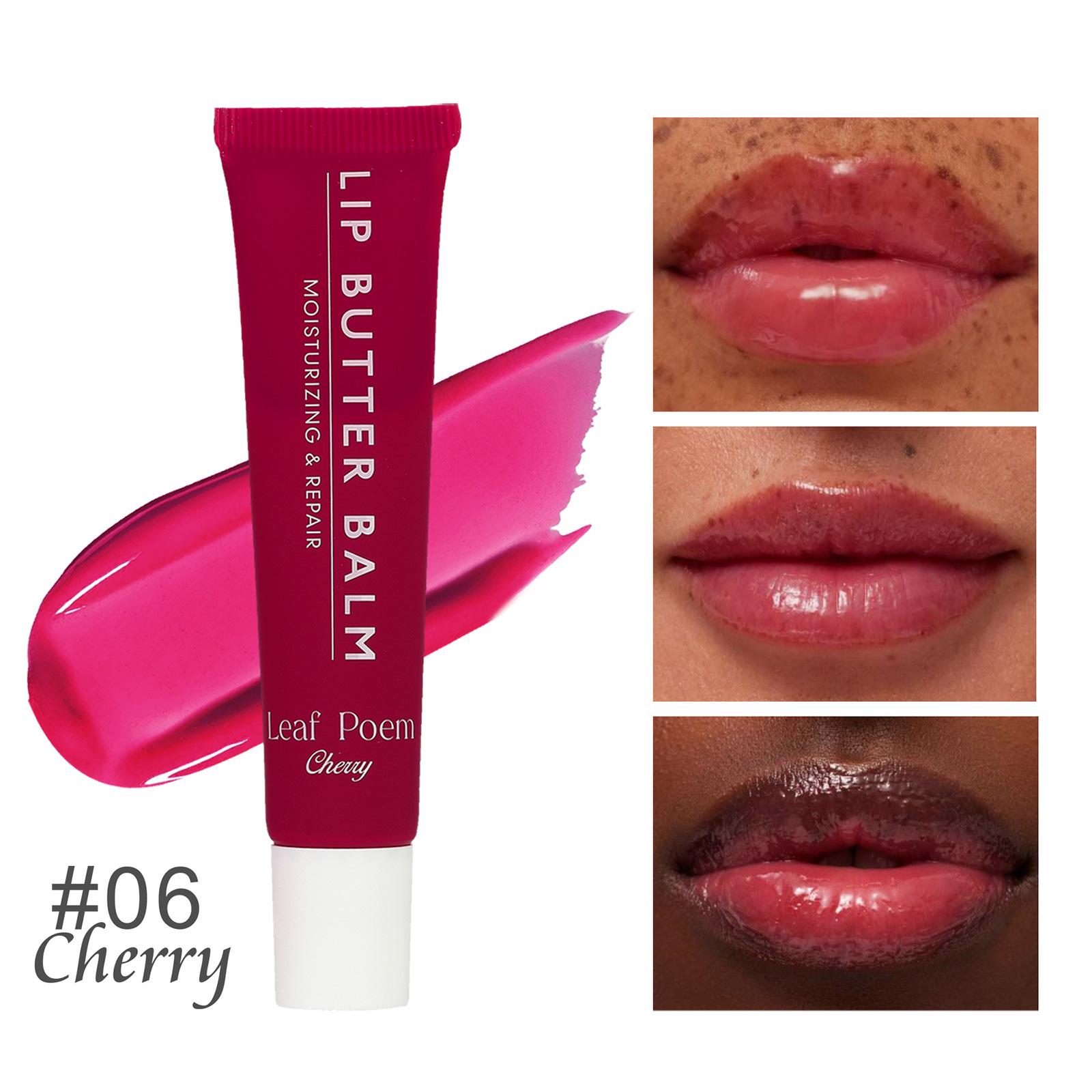 

Увлажняющий бальзам для губ Shimmer Tinted Увлажняющая помада Repairing Anti Dryming Berry Hue Lip Gloss Стойкий блеск для губ 06