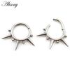 Alisouy 1PC G23 Titan Stahl Kegel Ball Spike Klapp Clicker Nase Septum Ringe Ohr Hoop Knorpel Ohrring Körper piercing Schmuck
