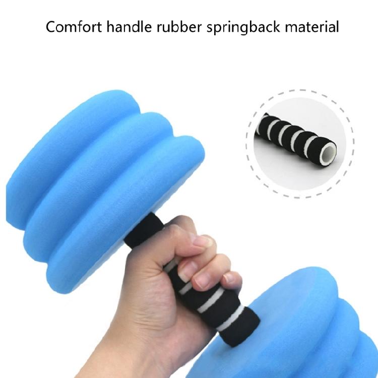 1Pair Water Foams Dumbbells Lightweights Aquatic Exercise Dumbells for Adults, K