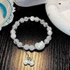 And Sweet Cute Heart Charm Bracelet Diy Handmade Cat Eye Gift Stone