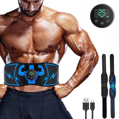 EMS Muscle Stimulator Abdominal Body Slimming Belt Electric Smart ABS Trainer Arm Leg Waist Weight Loss Fitness Vibration Belt