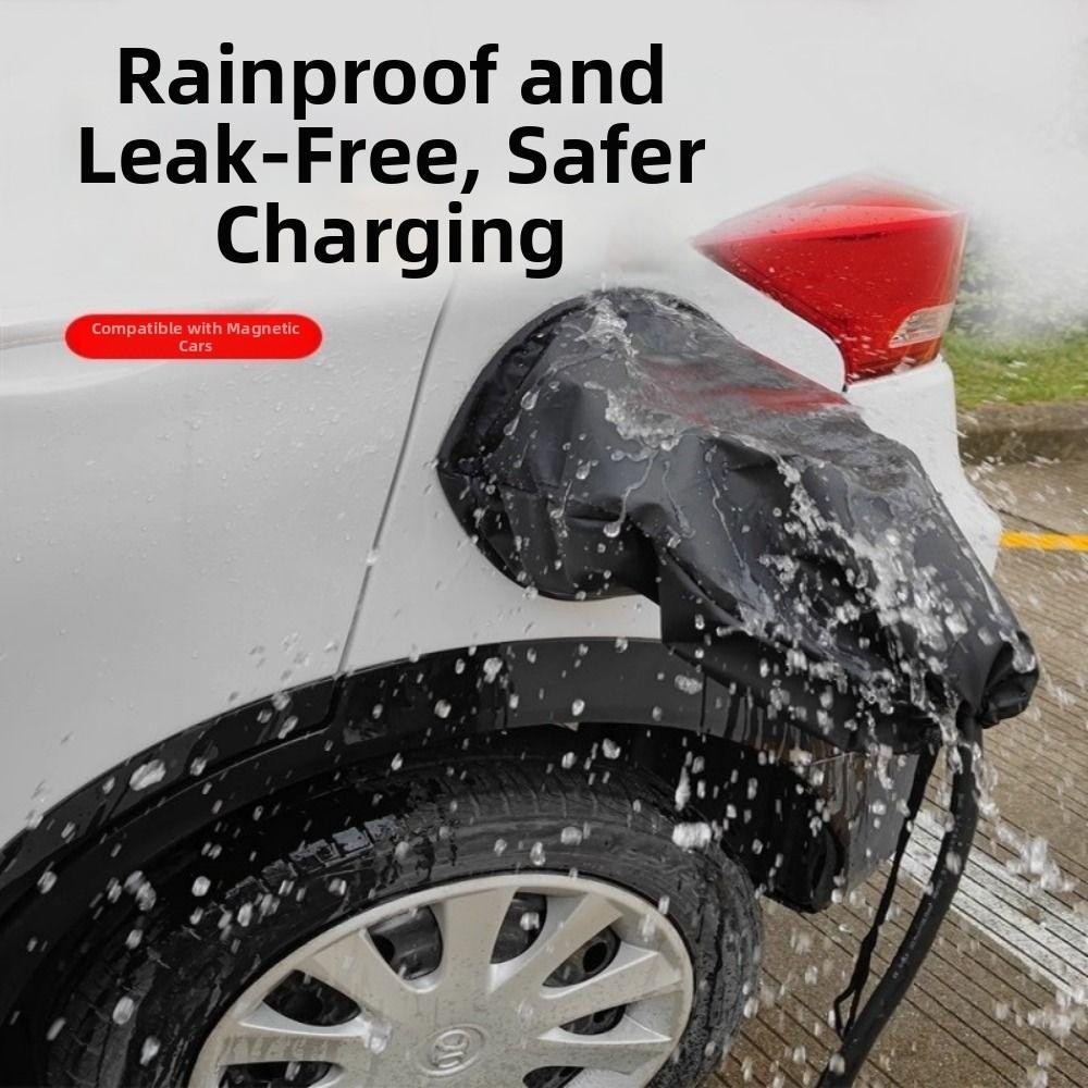 Universal EV Charger Plug Port Cover Electric Vehicle Charger Port Cover All-Weather Use
