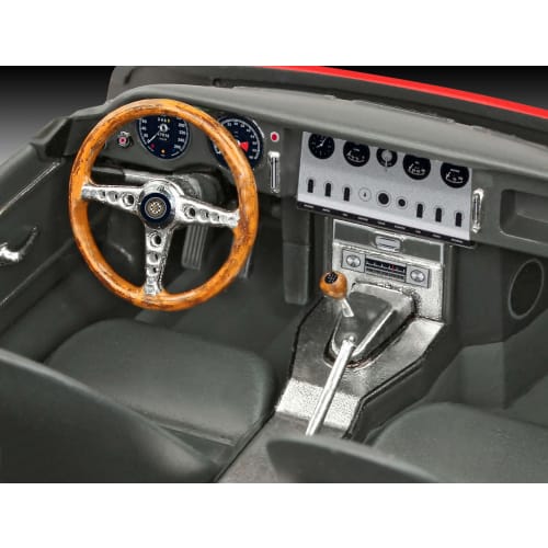 German Revell 1/24 Jaguar E-Type (Coupe) Plastic Model Kit 07668