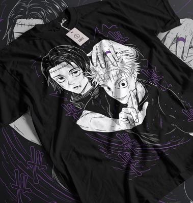 Camiseta Gojo Yuta Jujutsu Kaisen Satoru Gojo Menina Terror Anime Camiseta Todos os Tamanhos