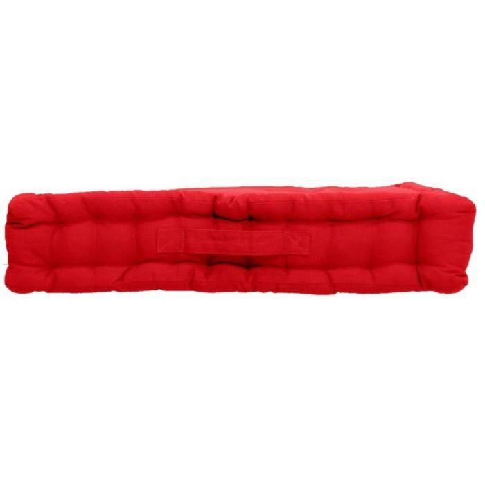 Plain Floor Cushion 50 X 50 Cm Panama Red