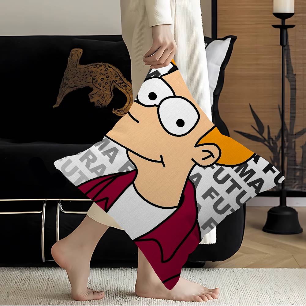 Popular American Animation F-Futurama Game Personalized Pillow Dust Cover Bedroom Kids Party Decoration Pillowcase Birthday