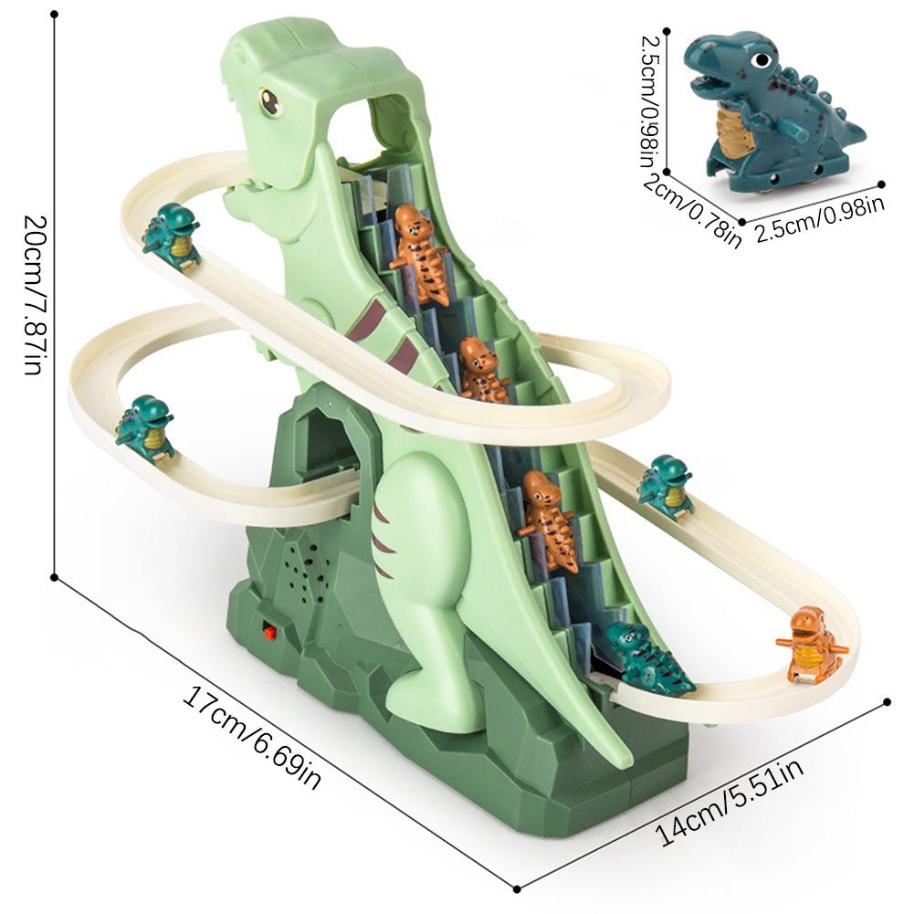 Electric Dinosaur Climbing Stairs Toy, Multifunctional Puzzle Game Toys Kids Party Favor Toy