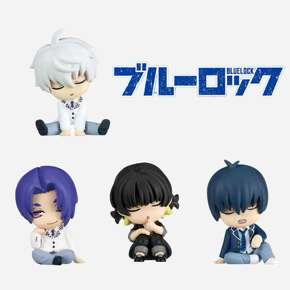 Blue Lock Isagi Yoichi Q Version Action Figure Collectible PVC Ornament Toy with Chigiri Hyoma Bachira Meguru Nagi Seishiro