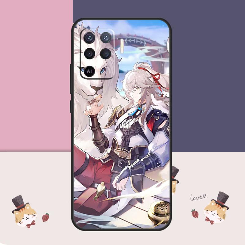Jing Yuan Honkai Star Rail Case For Oppo A76 A96 A16 A60 A98 A58 A78 A18 A38 A80 A40 A77 A57 A17 A74 A54 A94 A15 A5 Pro