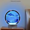 3D Quicksand Hourglass Night Light: Dynamic Atmosphere Lamp for Home, Bedroom, and Desktop Decoration - Ideal Holiday Gift
