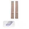 Women's Solid Color Knee-to-Knee Socks  Ultra-Thin Transparent Two-Tipped  Mesh Lace Socks  Slim Long Socks for Summer