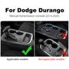 Car Center Console Transmission Console Gear Shift Panel Cover For Dodge Durango 2018-2020 Cup Holder Frame Decorate Accessories