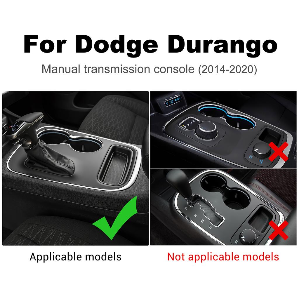 Car Center Console Transmission Console Gear Shift Panel Cover For Dodge Durango 2018-2020 Cup Holder Frame Decorate Accessories