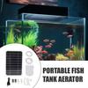 Yousheng Solar Panel Oxygen Pump 5W Monocrystalline Solar Energy Low Power Consumption 1.6L/Min Air Output Dual Mode Battery Backup Portable Solar