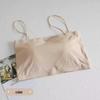 Ice Silk Seamless Strapless Camisole for Women - Anti-Exposure One-Shoulder Bandeau with Beautiful Back Design