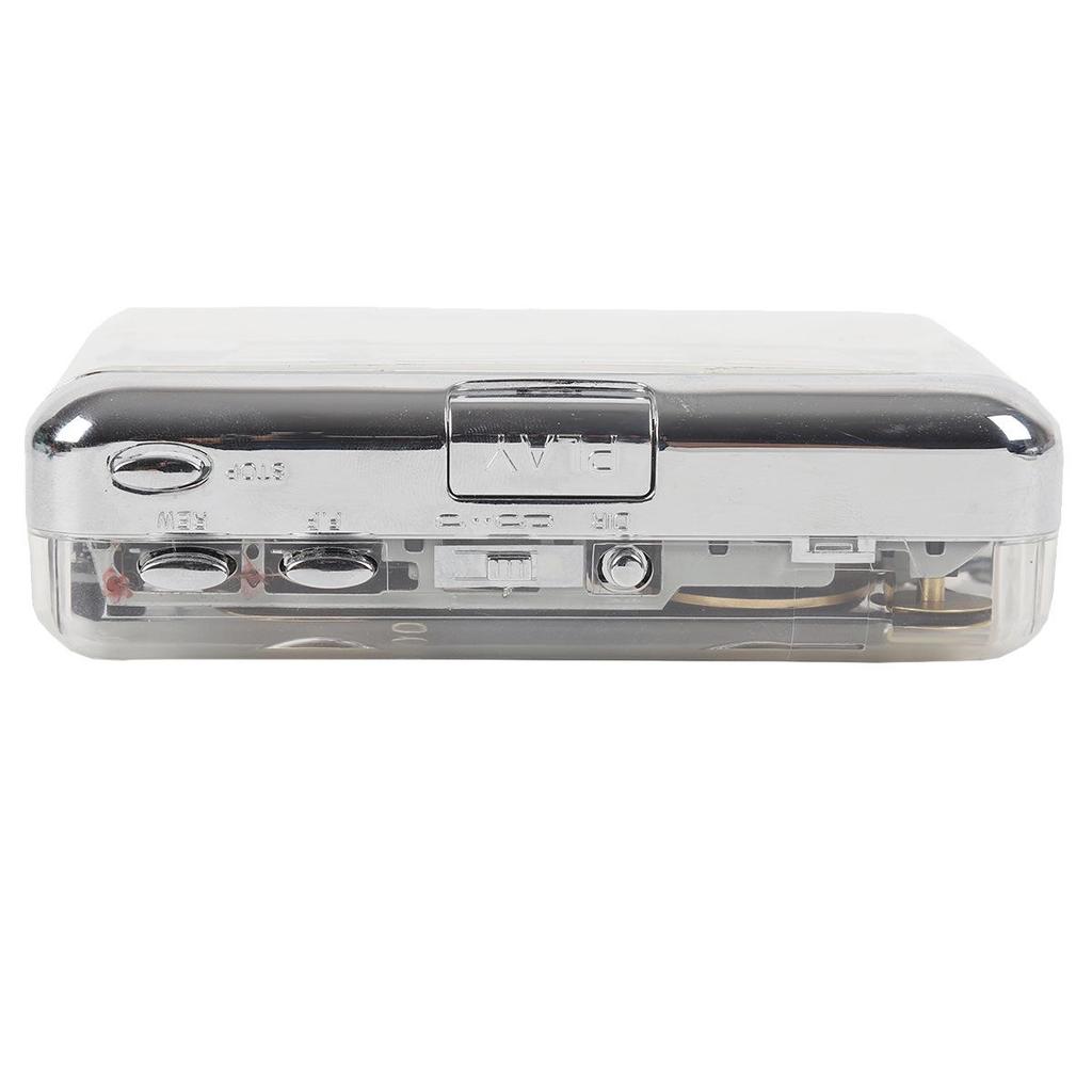 Transparent Classic Cassette To MP3 Player with Type-C Interface