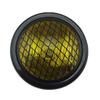 TASWK Universal Motorcycle Glass Lens Headlight, 12V, 6.5 Inch, 18 Cm (Yellow)