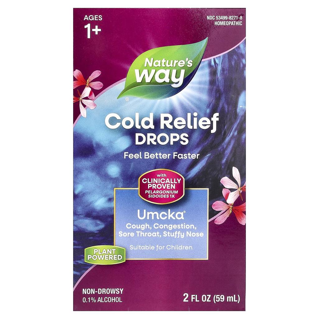 Nature's Way Umcka® Cold Relief Drops, Ages 1+, 59 Ml (2 Fl Oz)